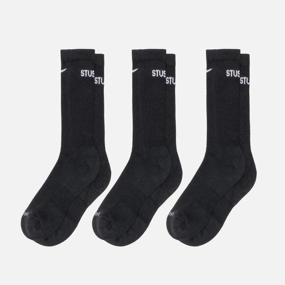 3 Pack of Stussy x Nike Dri-Fit Crew Socks - Picture 1 of 5